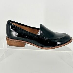 Sofft Size 6 Black Patent Leather Loafer Flats Shoes $110 Napoil‎ NEW